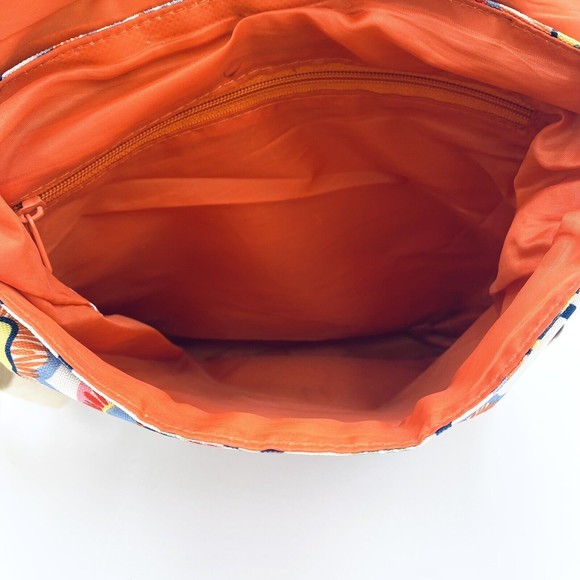 Lily Bloom Floral Crossbody Purse Bag Multi Pockets Flap Over Snap & Zip Closure - Picture 9 of 16